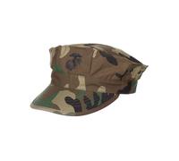 MFH US Cap, USMC, Rip Stop, Woodland,mit Marine-Corp-Druck - L