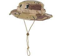 MFH US GI Buschhut Kinnband 6-Farben-Desert S