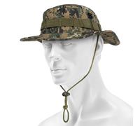 MFH Buschhut US mit Kinnband GI Boonie Rip Stop, XL, Digital Wood