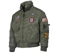MFH US Kinder-Pilotenjacke, CWU, mit Fliegerabzeichen