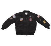 MFH US Kinder-Pilotenjacke, CWU, mit Fliegerabzeichen