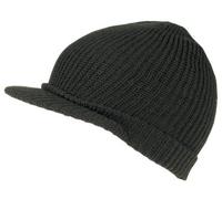 MFH US Schildmütze Cap Acryl Wintermütze Mütze Hut Strickmütze Schirmmütze verschiedene Farben (Oliv)