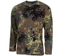 MFH - Max Fuchs US Shirt langarm flecktarn, Größe XL, Herren, Baumwolle