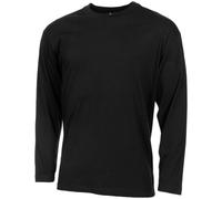 MFH US Shirt, Langarm, schwarz, 170 g/m² (as3, Alpha, x_l, Regular, Regular, schwarz)