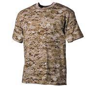 MFH US T-Shirt, halbarm,170 g/m² (DE/NL/SE/PL, Alphanumerisch, L, Regular, Regular, digital Desert)