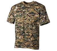 MFH T-Shirt Digital Woodland – halbarm, 170 g/m², Regular – Größe XL
