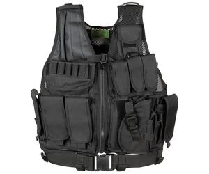 MFH - USMC Taktische Weste - Black universell