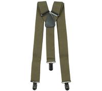 MFH Elastische Hosenträger mit 3 Metall Clips Y Form verschiedene Farben (Oliv)