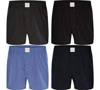 MG-1 4er Pack Web-Boxershorts Herren kariert 100% Baumwolle