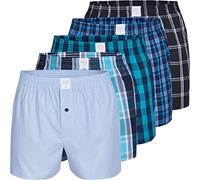 MG-1 5 er Pack Webboxer Boxershorts Boxer Shorts Herren SPARPACK M - 3XL kariert, Grösse:M, Farbe:Set 1