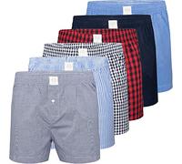 MG-1 6 er Pack Webboxer Boxershorts Boxer Shorts Herren SPARPACK S - XXXL kariert, Grösse:XXL, Farbe:Set 4