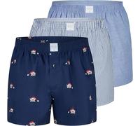 MG-1 Herren 3er Pack Webboxer Weihnachten X-Mas Christmas Motive, Farbe:Design 2, Grösse:M