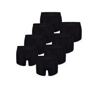 MG-1 Herren Boxer 8-Pack Unterhosen Retropants Trunks Boxershorts Retroshorts Unterwäsche All Black - Größe M