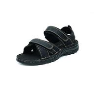 MGGMOKAY Herren Sportliche Sandalen Offene Zehe Wandern Outdoor Sport Casual Strand Sandalens,Schwarz,44