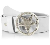 MGM Damen Stella-Marela Gürtel, per pack Weiß (Weiß 4), 90|#90|#6641 (Herstellergröße: 90)