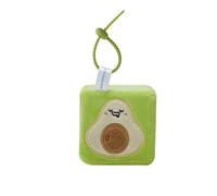 MGM Toy - Squarepal Schlüsselanhänger - Avocado - Stressabbau Plüsch - 193720 - Memory Foam - Gadget - Geschenk - Obst - Gemüse - Rehabilitation - Angst - Sensorisches Spielzeug - Ab 2 Jahren