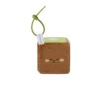 MGM Toy - Squarepal Schlüsselanhänger - Kiwi - Stressabbau Plüsch - 193719 - Memory Foam - Gadget - Geschenk - Obst - Rehabilitation - Angst - Sensorisches Spielzeug - Ab 2 Jahren