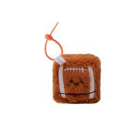 MGM Toy - Squarepal Schlüsselanhänger - Rugby - Anti-Stress-Plüsch - 193717 - Memory Foam - Gadget - Geschenk - Sport - Rehabilitation - Angstzustände - Sensorisches Spielzeug - Ab 2 Jahren