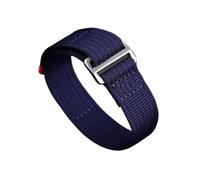 MHYATIO 22 mm integriertes Nylon-Uhrenarmband, kompatibel mit TUDOR Pelagos Black Bay Collar Hidden FXD/Biwan / 1958-Serie, wasserdichtes Canvas-Uhrenarmband(Dark blue)