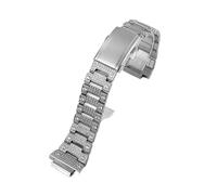 MHYATIO Kompatibel mit Casio-Uhrenarmband Advanced Retrofit Diamond Case Strap DW5600/5610 GMW-B5000 Metallzubehör Herren-Edelstahl-Uhrenarmband(BLACK WHITE,5610mm)