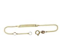 Miamar TG08 Kinder Gravur Armband 14 Karat (585) Gelbgold 11,5 cm
