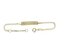 Miamar TG11 Kinder Gravur Armband 14 Karat (585) Gelbgold 14 cm
