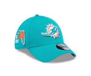 Miami Dolphins 2024 NFL Draft New Era 39Thirty Flex Cap Türkis - S/M