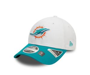 Miami Dolphins 2025 New Era 9FORTY Stretch Snap NFL Cap Weiß - ONE SIZE