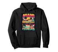 Miami Florida Magic City Vibes Illustration Graphic Pullover Hoodie