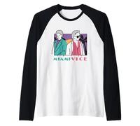 Miami Vice Coastal Duo Retro Raglan
