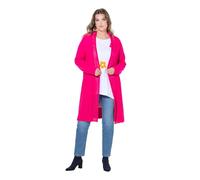 MIAMODA Damen Strickjacke neon Berry 50+