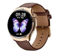 Mibro Lite3 Pro GPS Smartwatch Herren Damen Rund 45mm, 15 Tage Akku, Fitnessuhr Tracker GPS mit Schlaf, SpO2, Herzfrequenz, Bluetooth-Anruf,150+Sportmodi, 5ATM Wasserdicht(Gold)