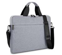 MicaYoung 14-15 Zoll Laptoptasche Hülle Wasserdicht mit Griff Schultergurt Tragetasche Laptop Case Computer Sleeve Bag Kompatibel mit Notebook Chromebook MacBook ASUS HP Surface Dell, Grau