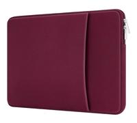 MicaYoung 16 Zoll Laptop Hülle Tasche Schutzhülle Kompatibel mit MacBook Pro 16 Zoll M4 M3 M2 M1 2019-2024 Lenovo Samsung Chromebook, Rot