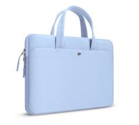 MicaYoung Laptop HülleTasche 15,6 Zoll Aktentasche Stoßfeste Schutzhülle Sleeve mit Griff Kompatibel mit 15 15.6 16 Zoll Acer Asus Dell HP Thinkpad Chromebook Computer Notebook, Blau