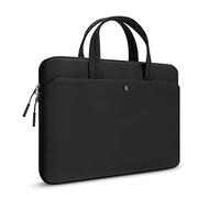 MicaYoung Laptop HülleTasche 15,6 Zoll Aktentasche Stoßfeste Schutzhülle Sleeve mit Griff Kompatibel mit 15 15.6 16 Zoll Acer Asus Dell HP Thinkpad Chromebook Computer Notebook, Schwarz