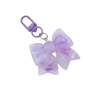 MICFENY Schlüsselanhänger mit Schleife, Kristalle, buntes Harz, tragbar, für Schlüssel, Taschen, Charms, zum Aufhängen