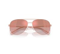 Michael Kors 0MK1172 11086F Metall Pilot Goldfarben/Rosa Sonnenbrille, Sunglasses