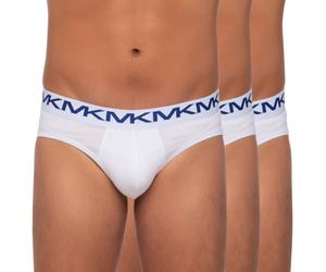 Michael Kors 3-er Set Slips Weiß