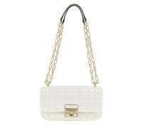 Michael Kors Tribeca Schultertasche weiß, Leder, Damen
