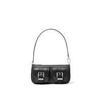 Michael Kors Zoe Schultertasche schwarz, Lederimitat, Damen