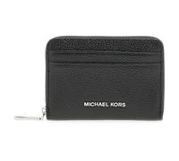 MK Kartenetui Jet Set Small Aus Gekrispeltem Leder Mit Rundum-Reißverschluss - Schwarz - Michael Kors