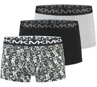 Michael Kors 3P Stretch Factor Trunks Schwarz/Weiß Baumwolle Small Herren