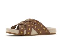 MK Sandale Irene Aus Leder Mit Nieten - Braun - Michael Kors