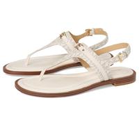 MICHAEL Michael Kors Sandalen aus Leder-Mix Modell 'Mandy' in Ecru, Größe 38