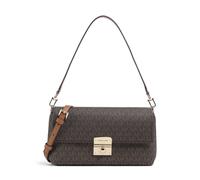 Michael Kors Addie Schultertasche dunkelbraun, Canvas, Damen