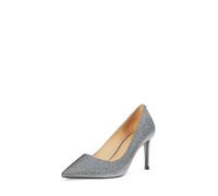 MK Pumps Alina Aus Leder Mit Glitzer - Grau - Michael Kors