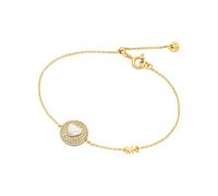 Michael Kors MKC1847710 Damen Armband Sterling-Silber 925 Gold weiß Zirkonia 17,5 cm