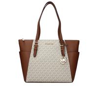 Michael Kors Charlotte Große Tragetasche mit Reißverschluss oben, Vanille, Large