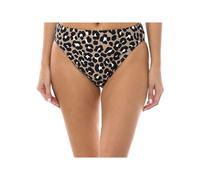 Michael Kors Graphic Cheetah High Waist Bikini schwarz MD, Schwarz, M